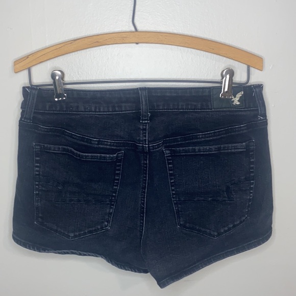 🐚Comfy Black American Eagle Jean shorts! - Picture 8 of 8